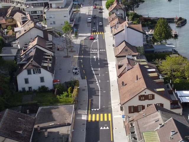 Route de Suisse - Fin des travaux