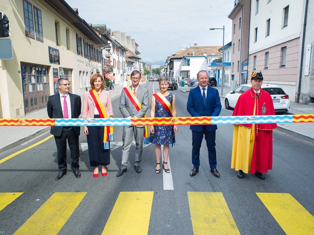 Inauguration route de Suisse