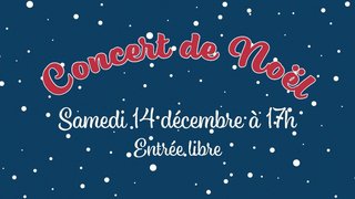 Concert de Noël | Samedi 14 décembre 2019 | 17h | Galerie du Boléro