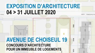 Exposition du concours d'architecture "Avenue de Choiseul 19" | du 04.07 au 31.07.2020 | Galerie du Boléro