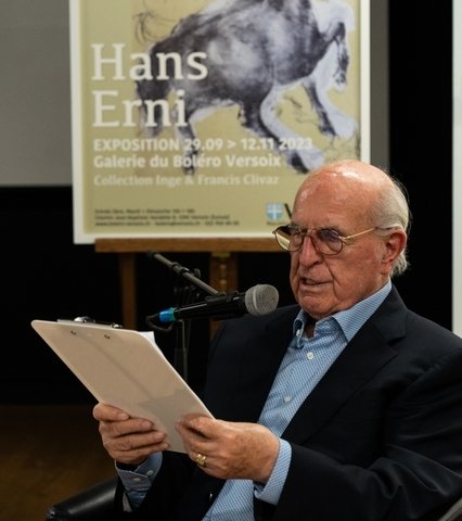 Vernissage de l'exposition Hans Erni