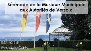 Invitation à la Sérénade au Maire et au Président du Conseil municipal