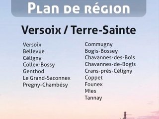 Le Plan de région Versoix / Terre Sainte est arrivé chez vous